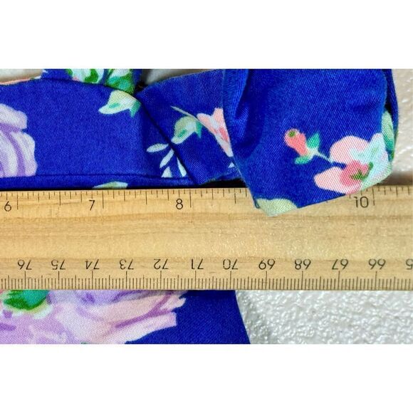 Janie And Jack Lavender Bouquet All Bloom Off The Shoulder Toddler Girl Dress 2T - Picture 8 of 8